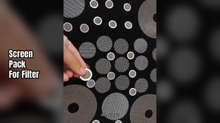 Paquete de pantalla para filtro