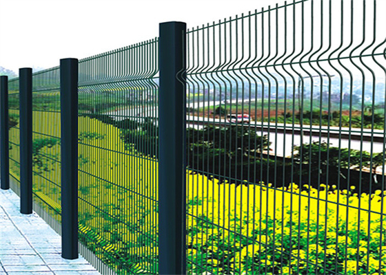 5.0mm 3D Wire Fence Panels Metal Border Fencing Weather Resistance