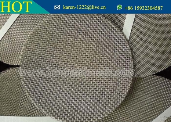 Stainless Steel Woven Mesh Pieces,Filter Packs,Plastic Extruder Filter Screen Disc