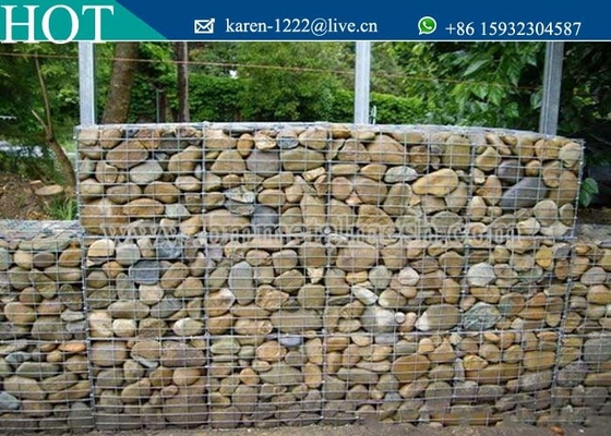 Standard Galvanized Welded Gabion/Gabion Box / Terra Mesh For Architecture