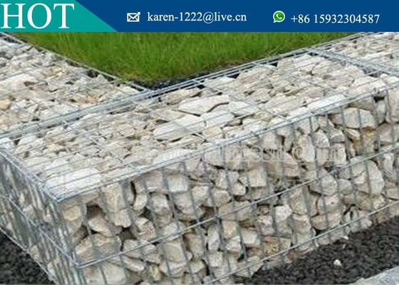 Hot sale 75*75mm Galvanized Welded Gabion Basket / Welded Gabion Box/ Terra Mesh