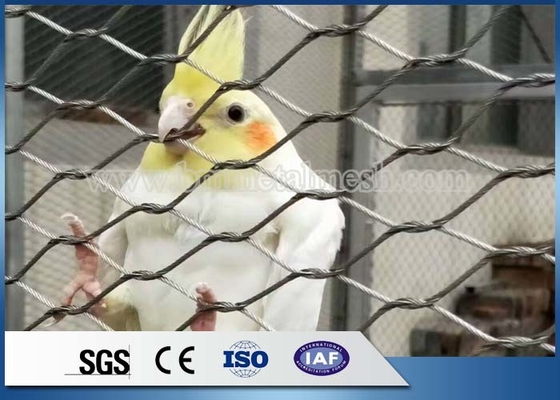 High Tensile Stainless Steel X-Tend Metal Wire Rope Mesh For Zoo Animal Enclosure
