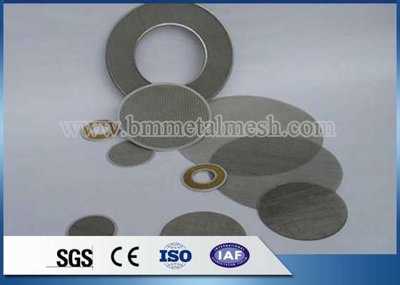 Metal Mesh Disc Filter For PP PE Plastic Recycling