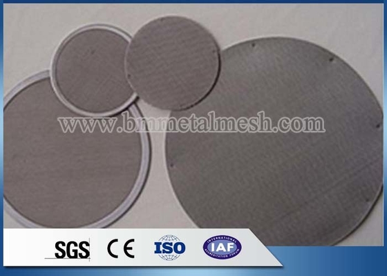 50 Micron Mesh Disc Filter  Packs For PP PE Plastic Recycling (Factory)