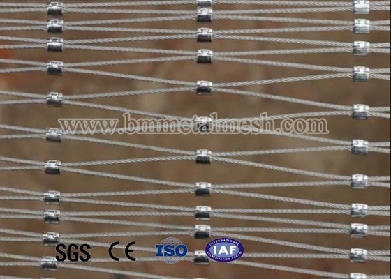 Stainless Steel X-Tend Wire Rope Mesh For Decoratiion