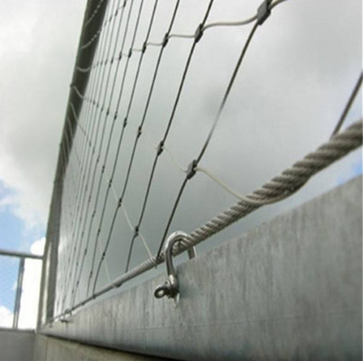 Stainless Steel Cable Webnet / Cable Mesh For Bridge Protection