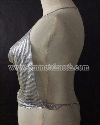 Sequin Fabric,Silver Metal Mesh For Dress