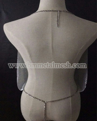 Sequin Fabric,Silver Metal Mesh For Dress