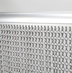 Chain Link Insect Screen Curtain Blind 90cm x 210cm