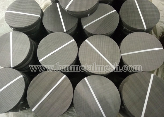 Mild Steel Mesh Screen Filter Dia 250mm For Extrusion Machine