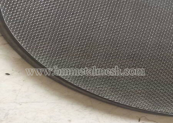 24/110# Circle Diameter 250mm Screen Mesh For Plastic Extrusion Production Line