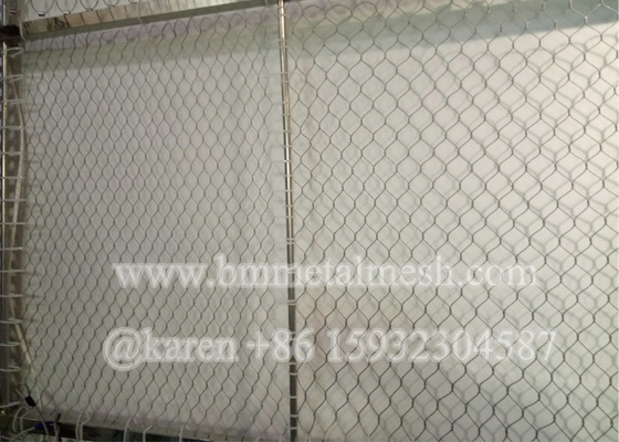 X-Tend Flexible Stainless Steel Wire Rope Mesh For Zoo Animal Enclosure Fencing