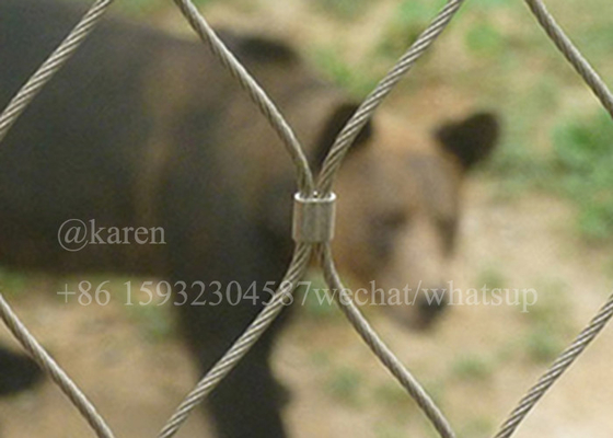 Stainless Steel Wire Mesh,Stainless Steel Rope Net For Zoo Animal enclosure