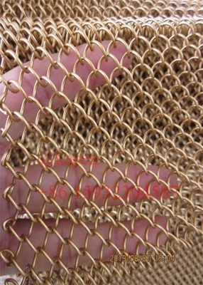 Decorative metal mesh curtain / Chain link fence / Decorative wire mesh for room