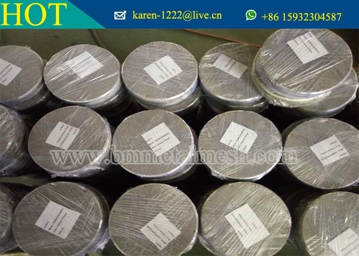 Stainless Steel Round Shape Extruder Screens For Filters,Dia 65mm Dutch Weave Filter Discs