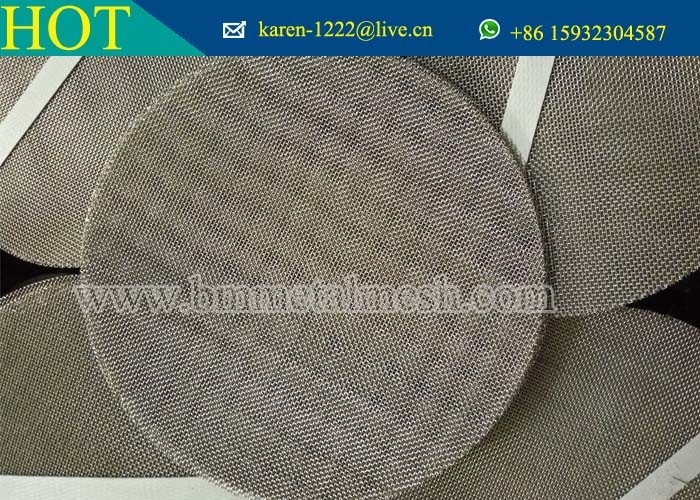 5/10/20/25 Micron Plastic Extruder screens,Stainless Steel Dutch Woven Wire Filter Mesh