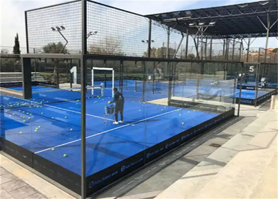 Fábrica Fácil de instalar Anti-óxido de alta calidad Panorama Paddle Court Paddle Court